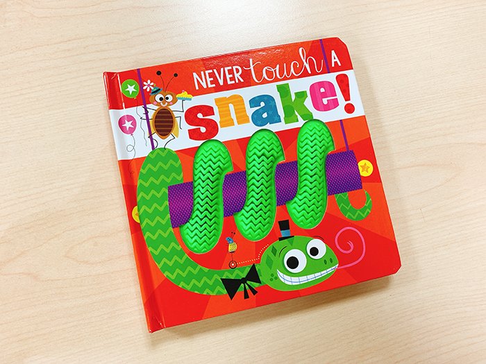Never Touch a Snake! 沒摸過的大蛇（觸摸書）