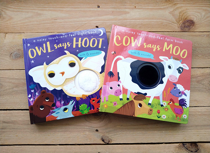 Cow Says Moo-Noisy Touch and Feel 寶寶的農場體驗 (觸摸書)