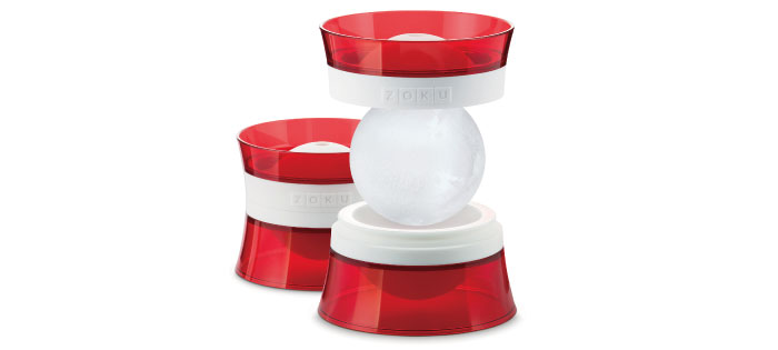 美國 ZOKU - 製冰球模具 (9.4x9.4x7.2cm/冰球直徑6cm)-2入
