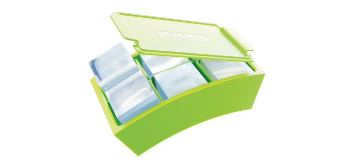 美國 ZOKU - 方磚製冰盒 (9.5x5.8x14.2cm)-2盒裝