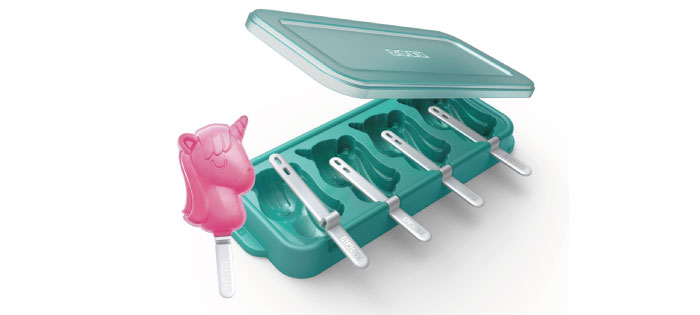 美國 ZOKU - 獨角獸冰棒模具組 (13.8x13x3.8cm)-4入1組