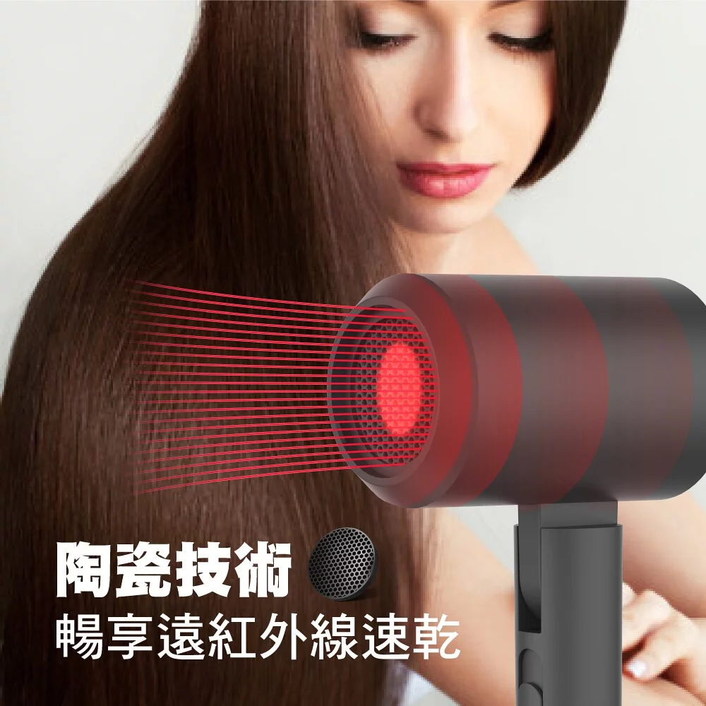 KINYO - 陶瓷遠紅外線負離子吹風機 (KH-9201)-白色