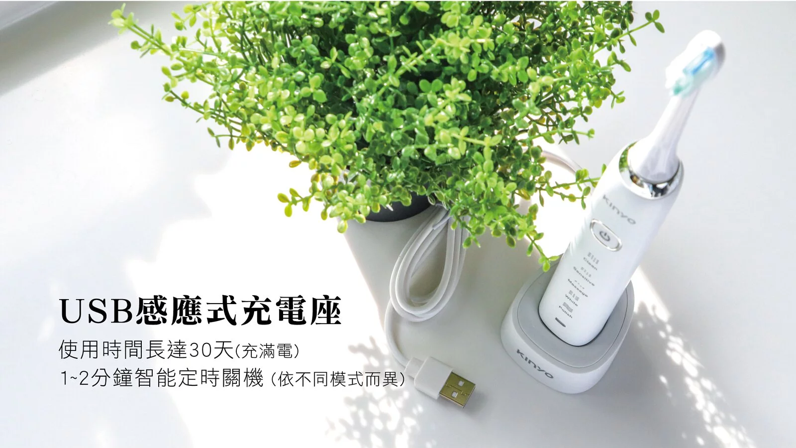 KINYO - 音波電動牙刷(ETB-850) (W29xH248xD29mm(含刷頭) W52xH43xD58mm(充電底座))