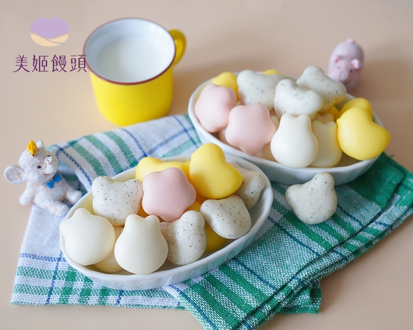 美姬饅頭 - 乖寶寶蔬果小饅頭-1包-180g/包