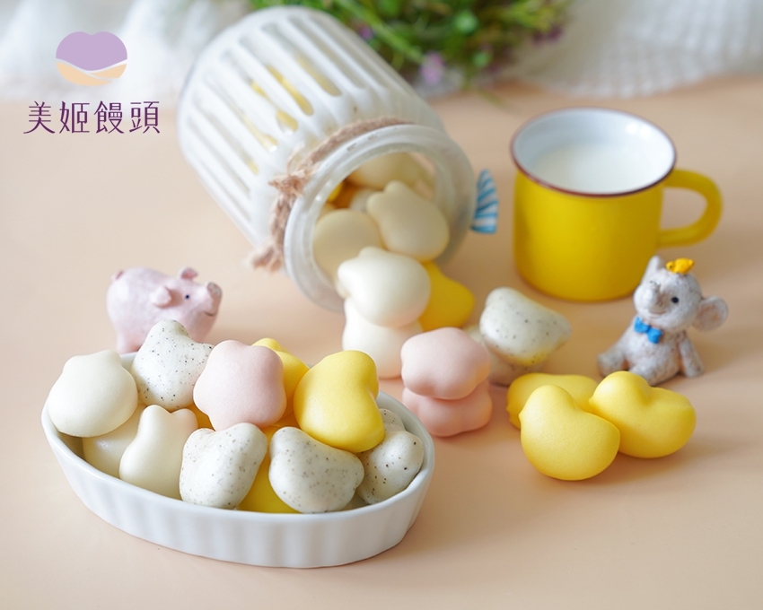 美姬饅頭 - 乖寶寶蔬果小饅頭-1包-180g/包