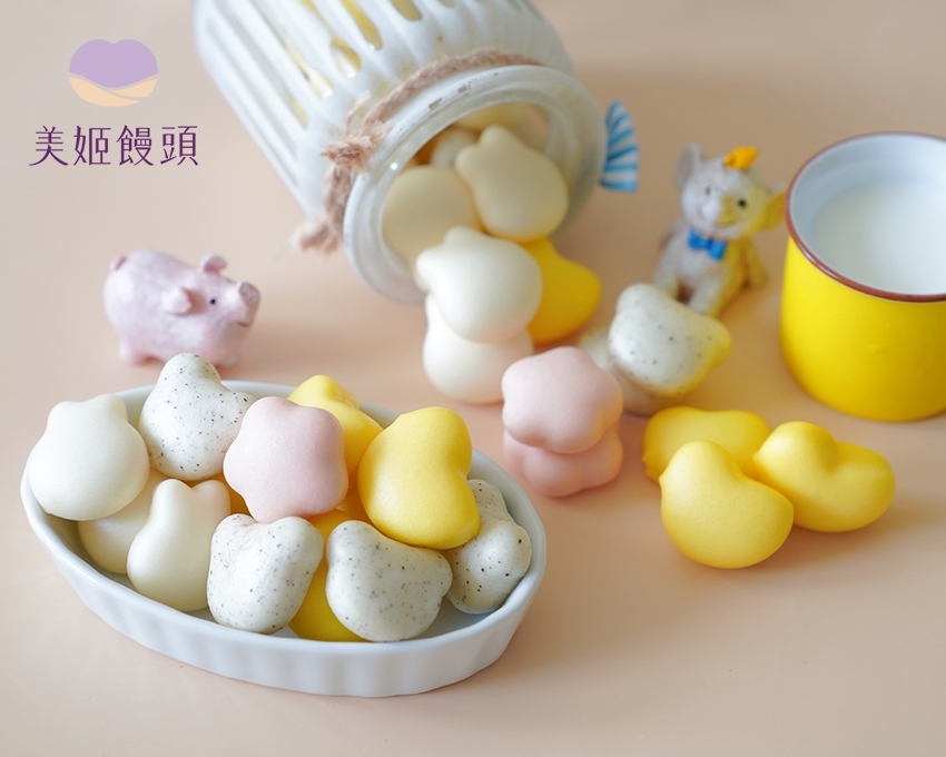 美姬饅頭 - 乖寶寶蔬果小饅頭-1包-180g/包