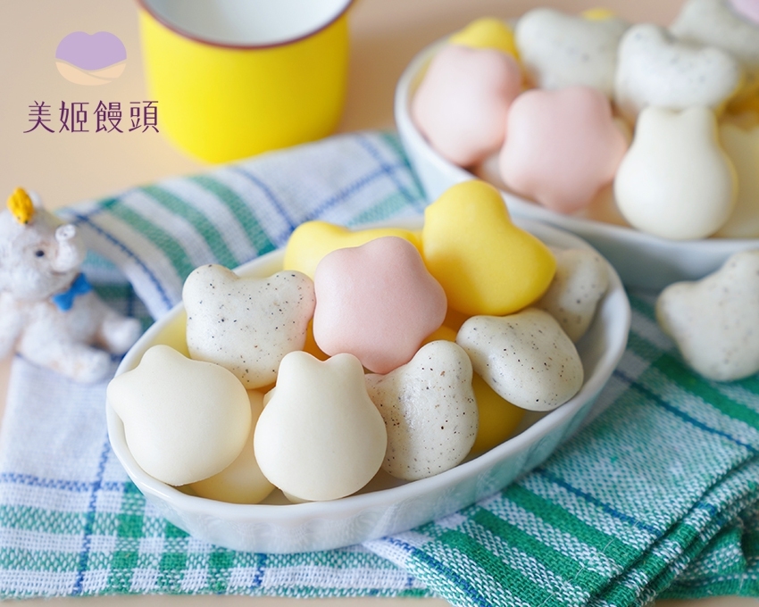 美姬饅頭 - 乖寶寶蔬果小饅頭-1包-180g/包