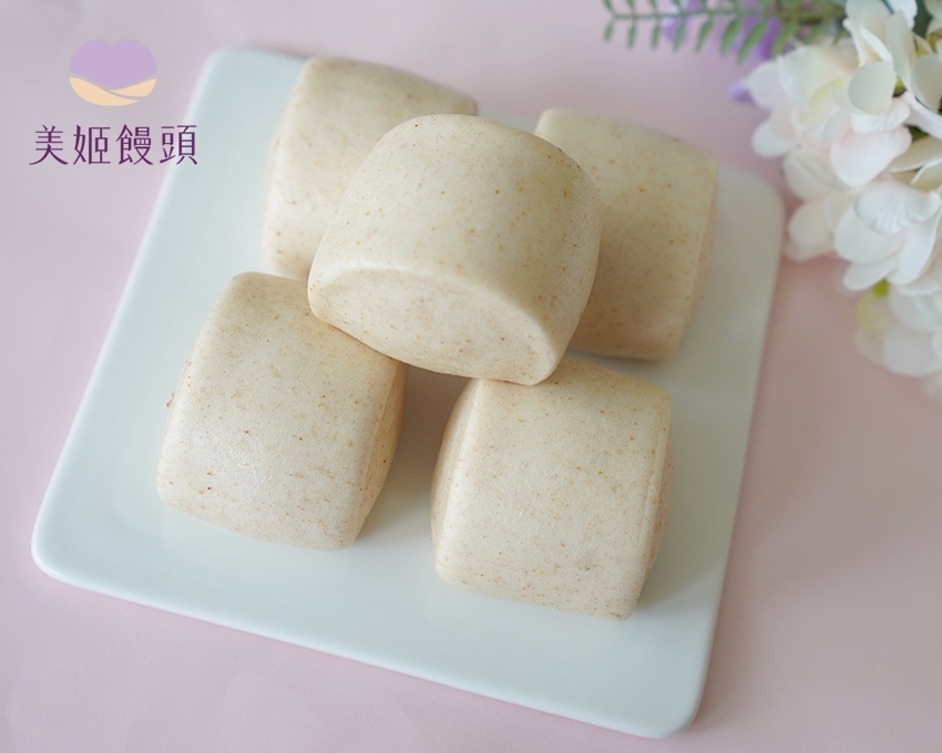 美姬饅頭 - 美姬嚴選胚芽全麥鮮乳饅頭-6入-50g/顆