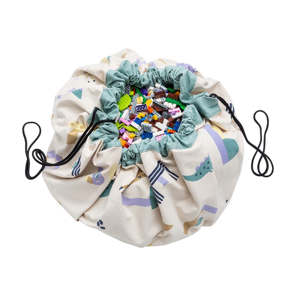 比利時 Play & Go - 玩具整理袋-動物與英文字母-展開直徑 140cm/產品包裝 24.5×21.5×5.5cm