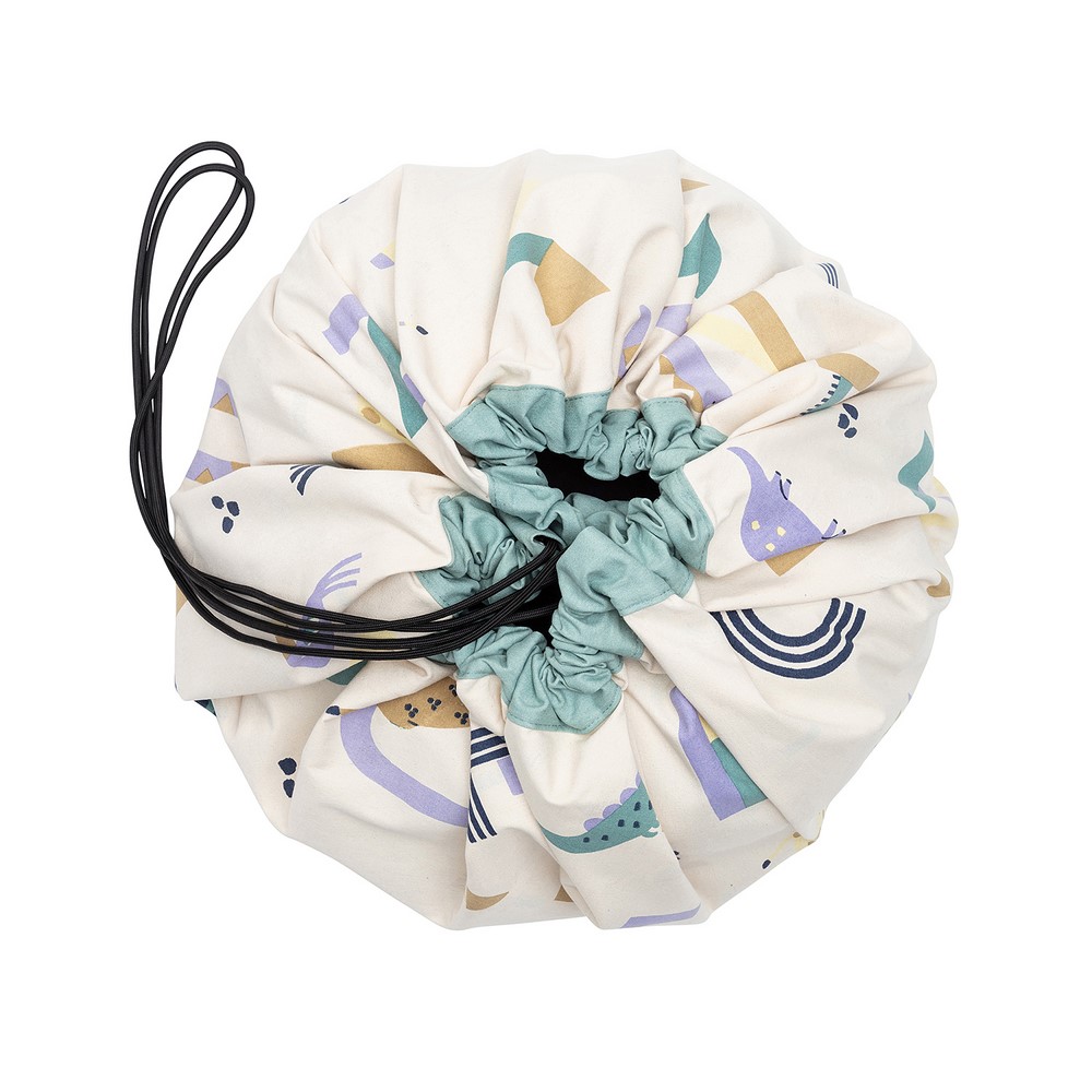 比利時 Play & Go - 玩具整理袋-動物與英文字母-展開直徑 140cm/產品包裝 24.5×21.5×5.5cm