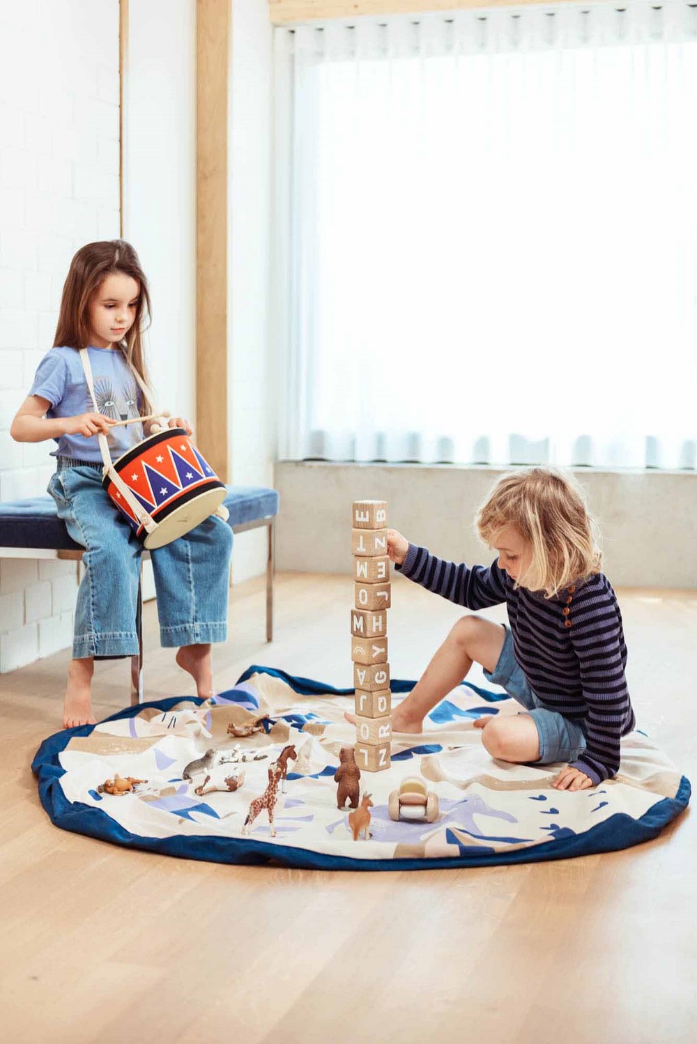 比利時 Play & Go - 玩具整理袋-歡樂馬戲團-展開直徑 140cm/產品包裝 24.5×21.5×5.5cm