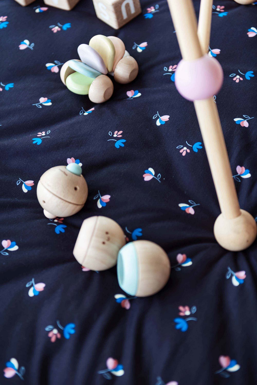 比利時 Play & Go - 玩具整理袋(柔棉系列)-花花世界-展開直徑 120cm/重量 950g/產品包裝 29x26x11cm