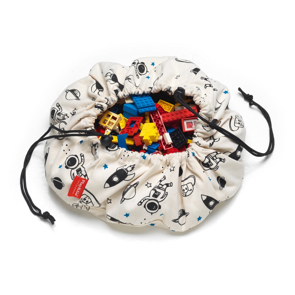 比利時 Play & Go - 玩具整理袋-迷你外太空-展開直徑 40cm/重量 220g