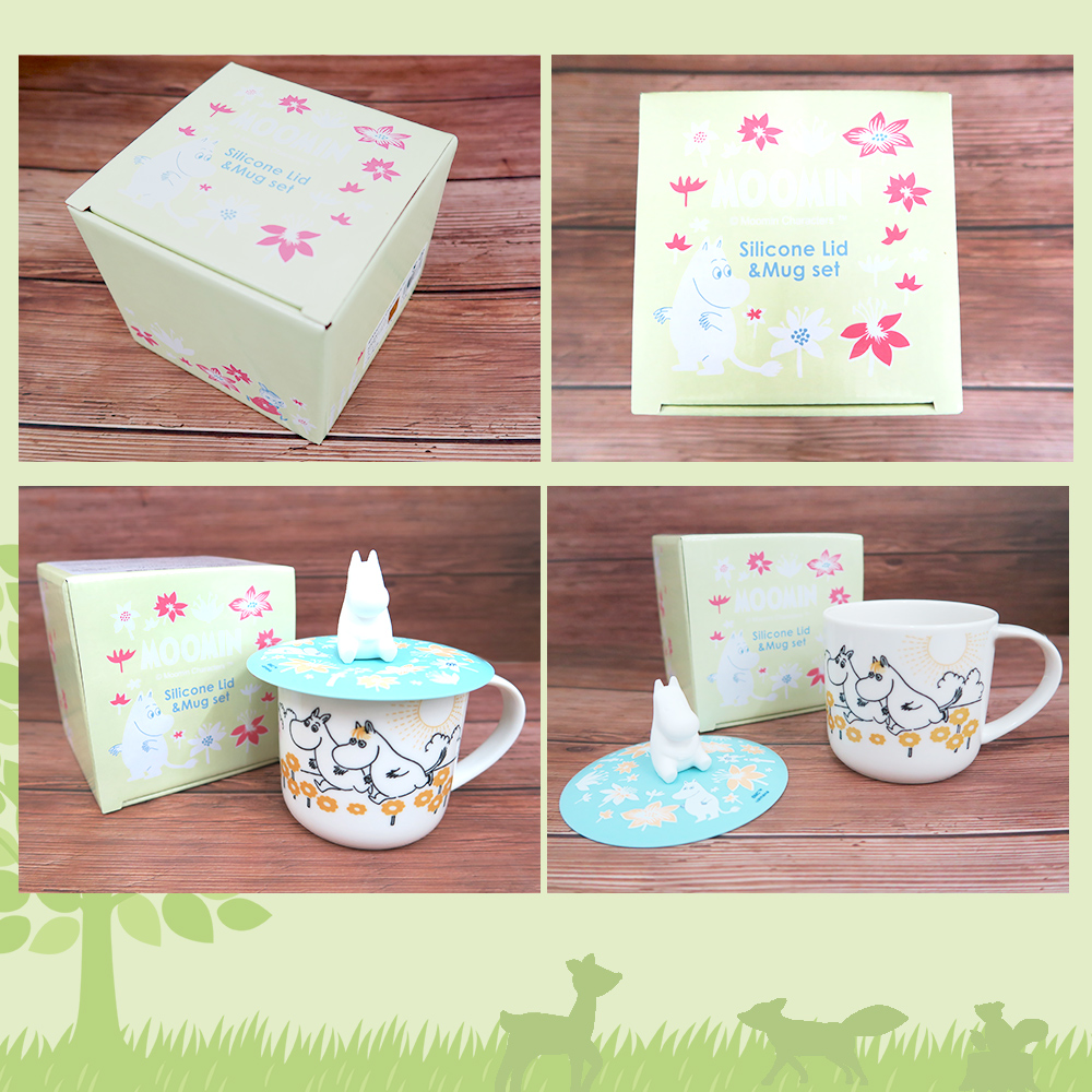 日本山加 yamaka - moomin 嚕嚕米彩繪陶瓷馬克杯禮盒-嚕嚕米-MM3001-11P