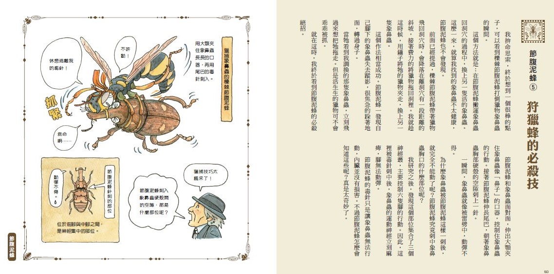 我的第一套法布爾老師的昆蟲教室（全套4冊）