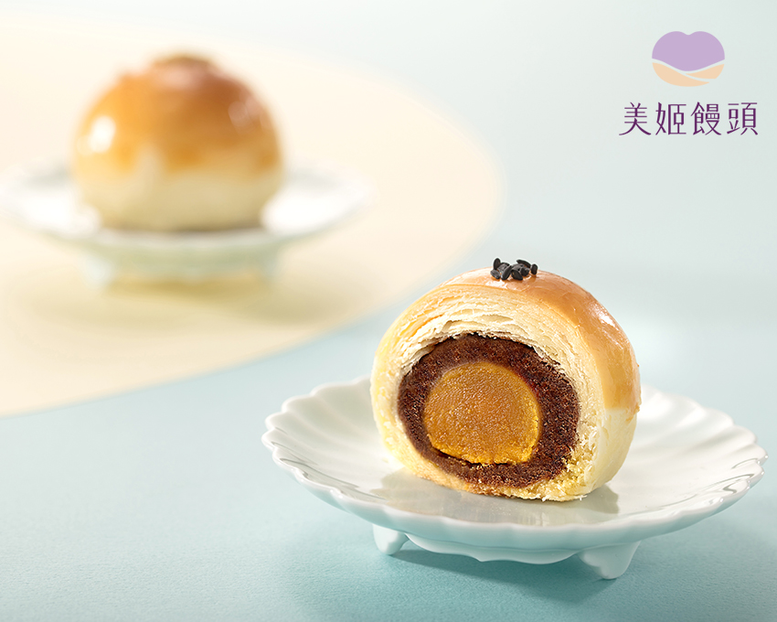 美姬饅頭 - 金玉良緣極品蛋黃酥-6入-60g/顆