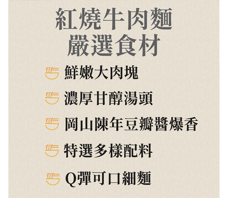 【國宴主廚温國智】 - 冷凍叻沙勁麵x3+紅燒牛肉麵x3-700g/包