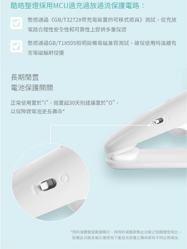 PHILIPS 飛利浦照明 - 酷皓 LED USB 充電夾燈 66138-PD007-紅