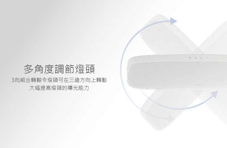 PHILIPS 飛利浦照明 - 軒璽 LED 護眼檯燈 66049-PD019-白