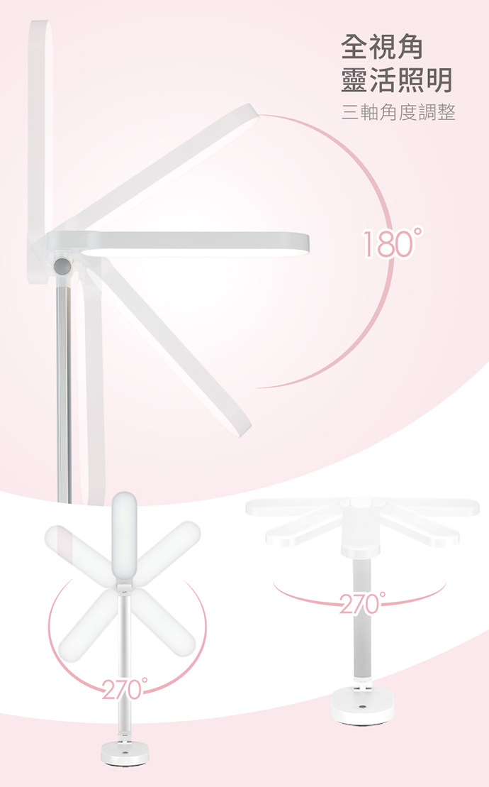 PHILIPS 飛利浦照明 - 酷玉 LED 可攜式充電檯燈 66145-PD028-雪晶白