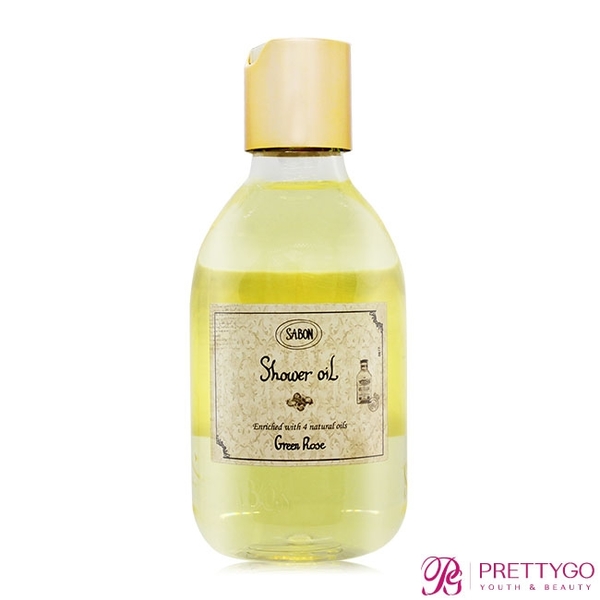 SABON 以色列綠玫瑰沐浴油(300ml)-國際航空版【美麗購】