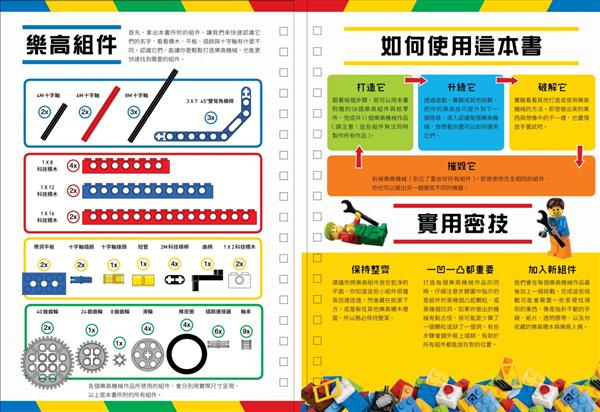 樂高小創客:動手玩機械,輕鬆學STEAM(附58個樂高積木組件+6張紙型,可打造11件機械作品)