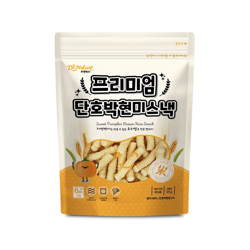 Dr.Nature米博士 - 幸福農場 糙米南瓜米棒- 25g+幸福農場 糙米草莓紅蘿蔔米棒-25g