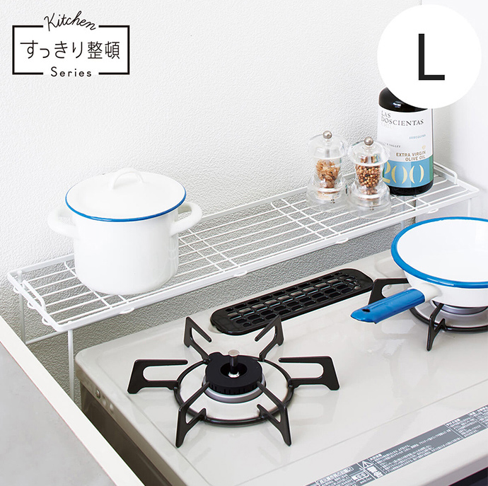 日本天馬 - 廚房系列爐邊置物架 (L)-高26cm