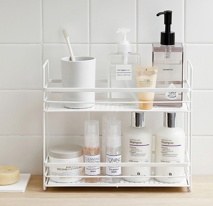 日本天馬 - 廚房系列雙層調味料收納架