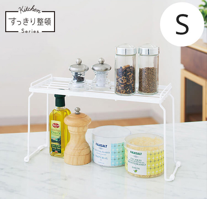 日本天馬 - 廚房系列桌上/水槽下兩用可層疊置物架 (S)