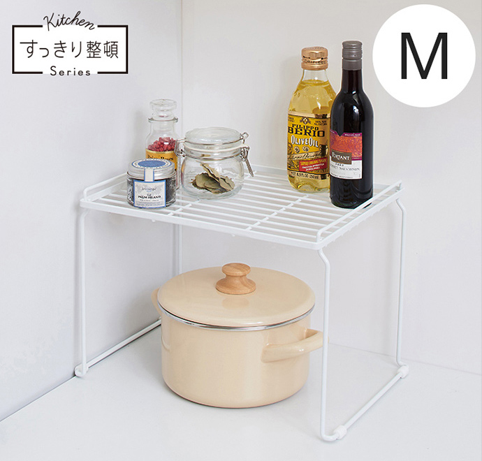 日本天馬 - 廚房系列桌上/水槽下兩用可層疊置物架 (S)