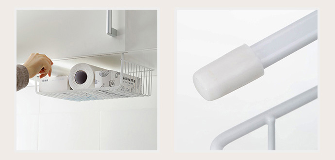 日本天馬 - 廚房系列懸掛式櫥櫃下/層板分隔收納籃