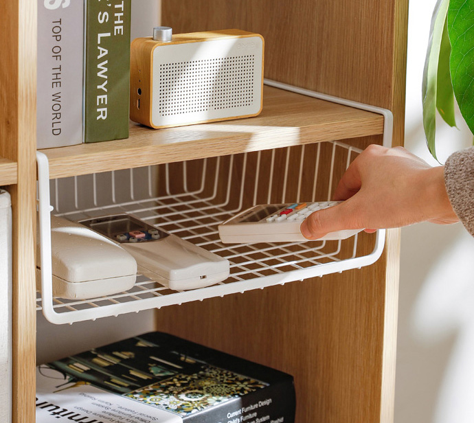 日本天馬 - 廚房系列懸掛式櫥櫃下/層板分隔收納籃