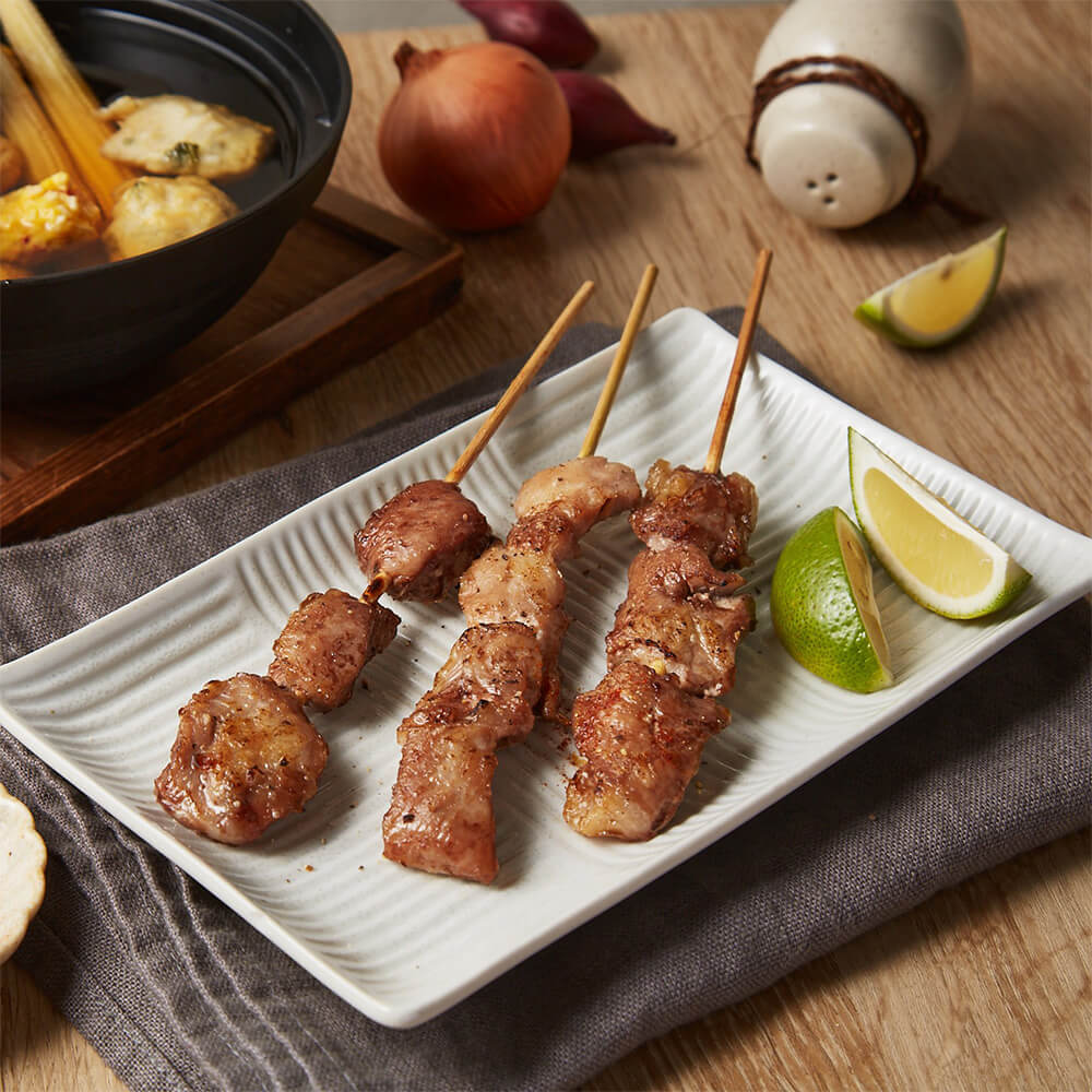 【冷凍店取—窯烤山寨村】日式醬燒豬肉串90G_0