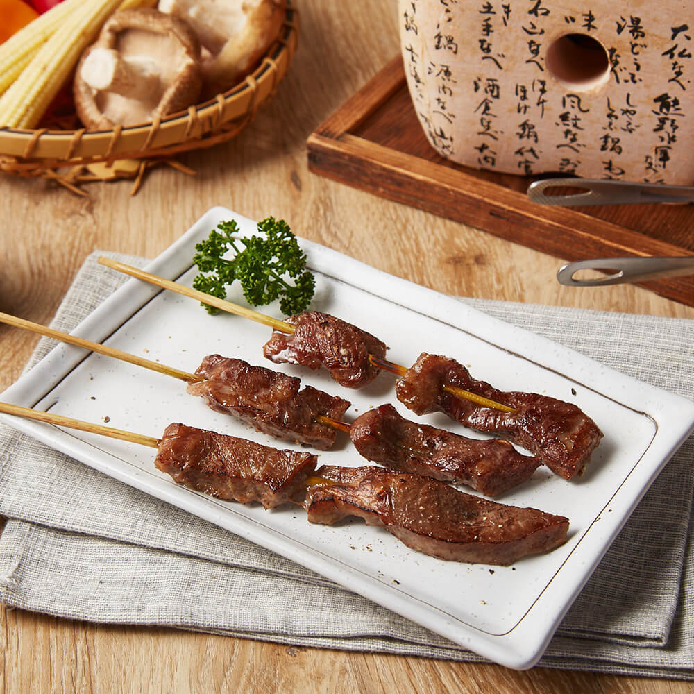 【冷凍店取—窯烤山寨村】日式醬燒牛肉串90G_0