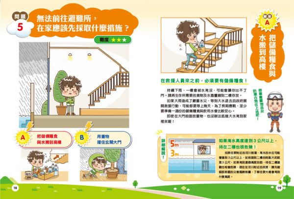 【漫畫圖解】快問快答，災害求生指南：水災來了怎麼辦？