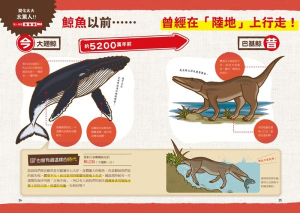 驚人大發現!動物演化驚奇圖鑑—原來以前動物長這樣?