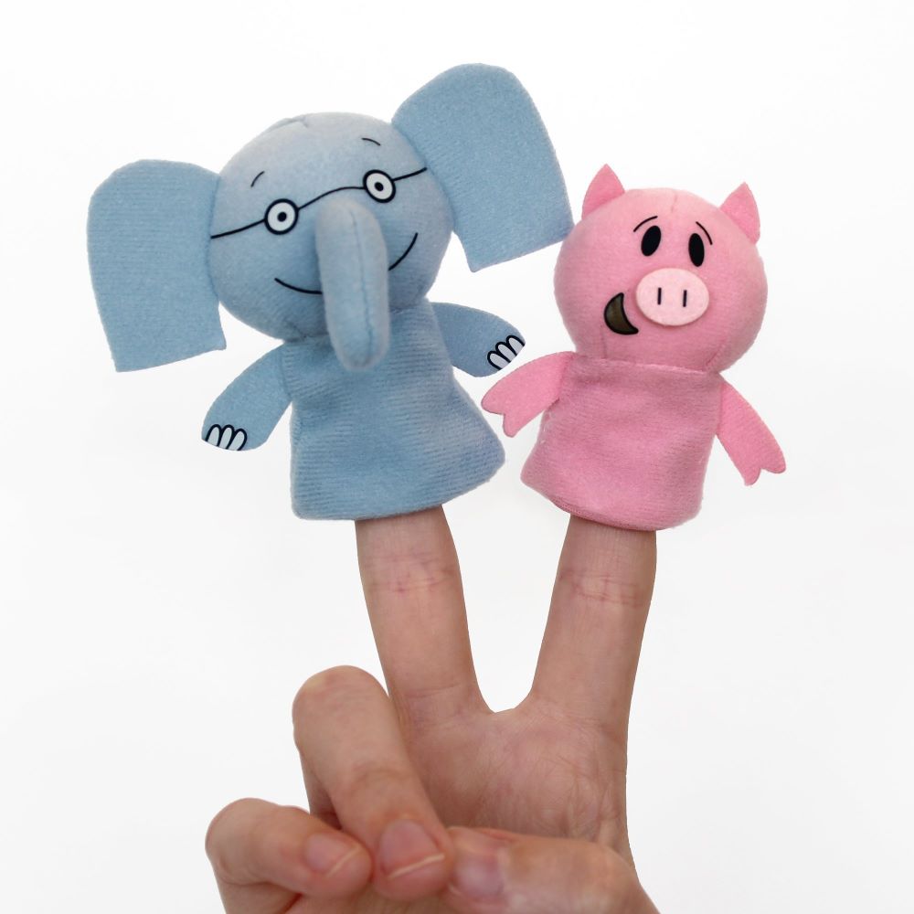 Yottoy - Elephant & Piggie Finger Puppets(大象小豬手指偶)