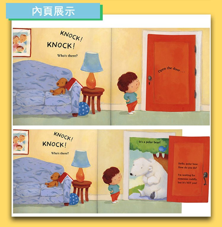 knock knock open the door內頁展示 9781447211341