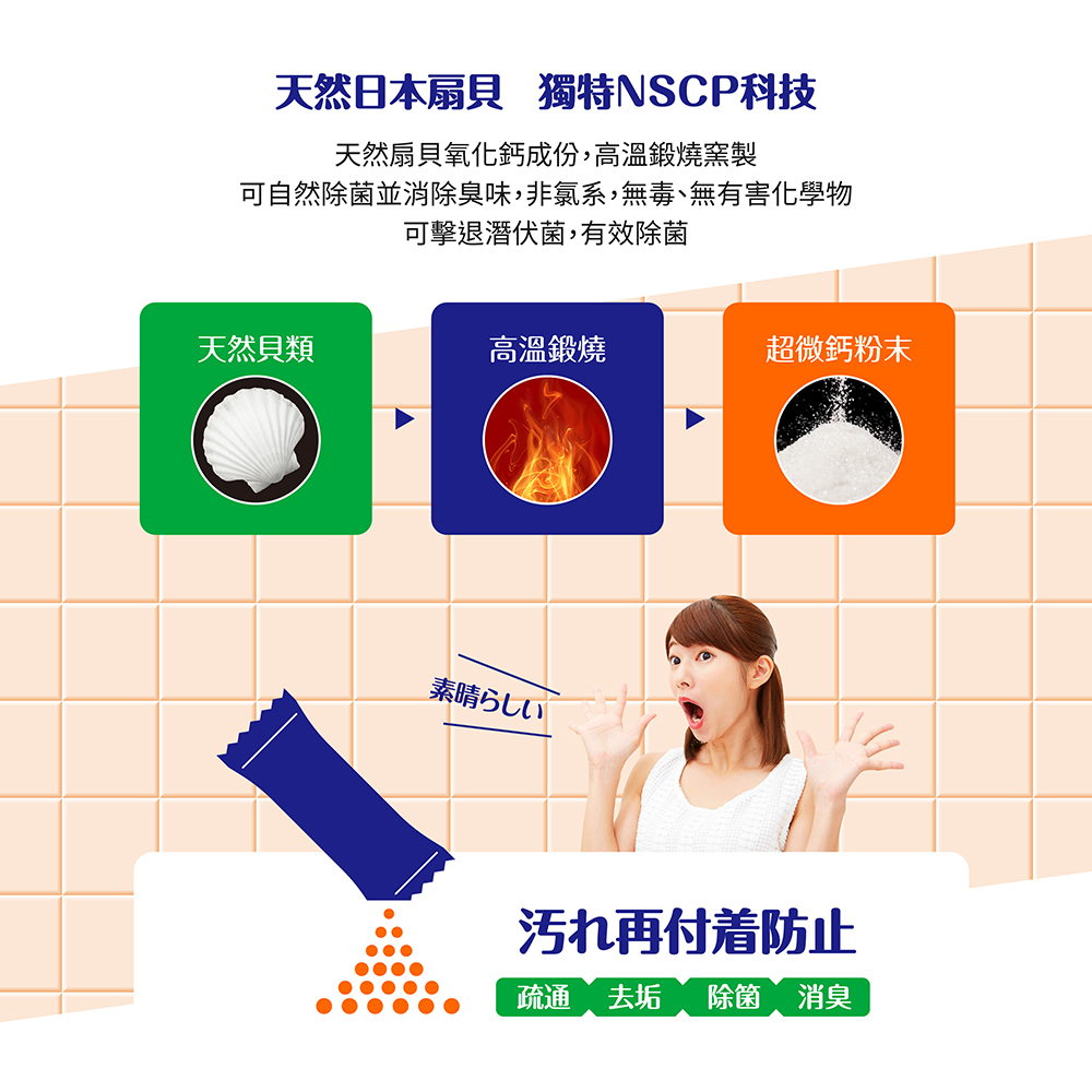 Careshe 可而喜 - 管立潔水管疏通清潔除臭劑-20g*10包/盒