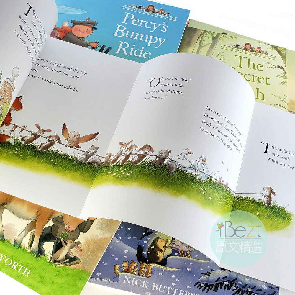 Percy the Park Keeper 6 Books Collection | 溫馨 | 友情 | 合作 | 分享 | 原文 | 繪本 | 進口 | 套書 | 9