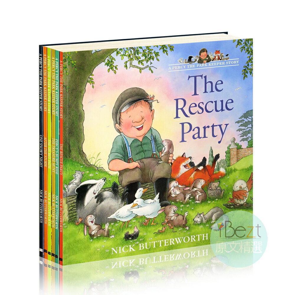 Percy the Park Keeper 6 Books Collection | 溫馨 | 友情 | 合作 | 分享 | 原文 | 繪本 | 進口 | 套書 | 1
