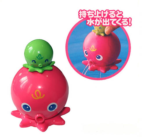 日本樂雅 Toyroyal - 洗澡玩具-噴水章魚-1.5歲以上