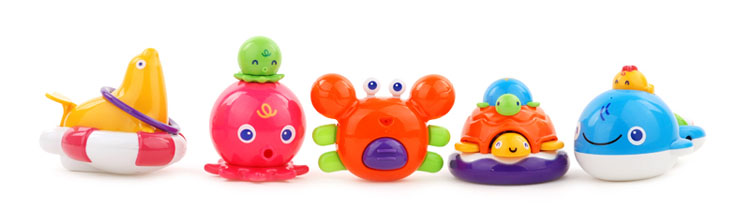 日本樂雅 Toyroyal - 洗澡玩具-小螃蟹-1.5歲以上