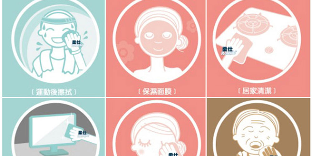 柔仕 - 清淨棉(清舌苔、乳首等使用)-180片/盒x10入 (10x10cm)-共1800片