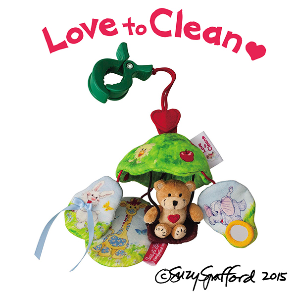 日本 People - Suzy’s Zoo布玩具系列-嬰兒車懸吊玩具組