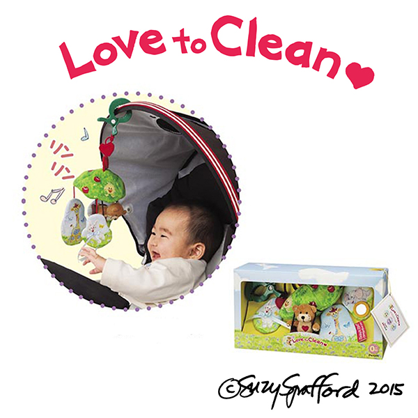 日本 People - Suzy’s Zoo布玩具系列-嬰兒車懸吊玩具組