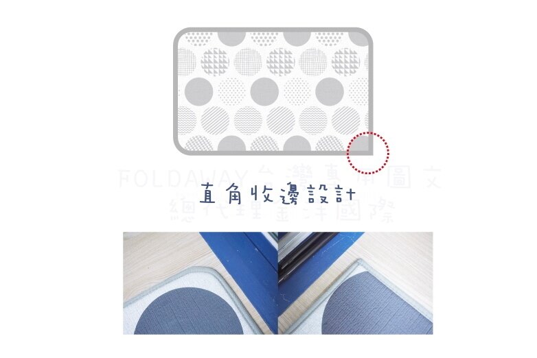 韓國 Foldaway - SKIN爬行墊-小-Big Dot 活潑圓點 (200x140cm)