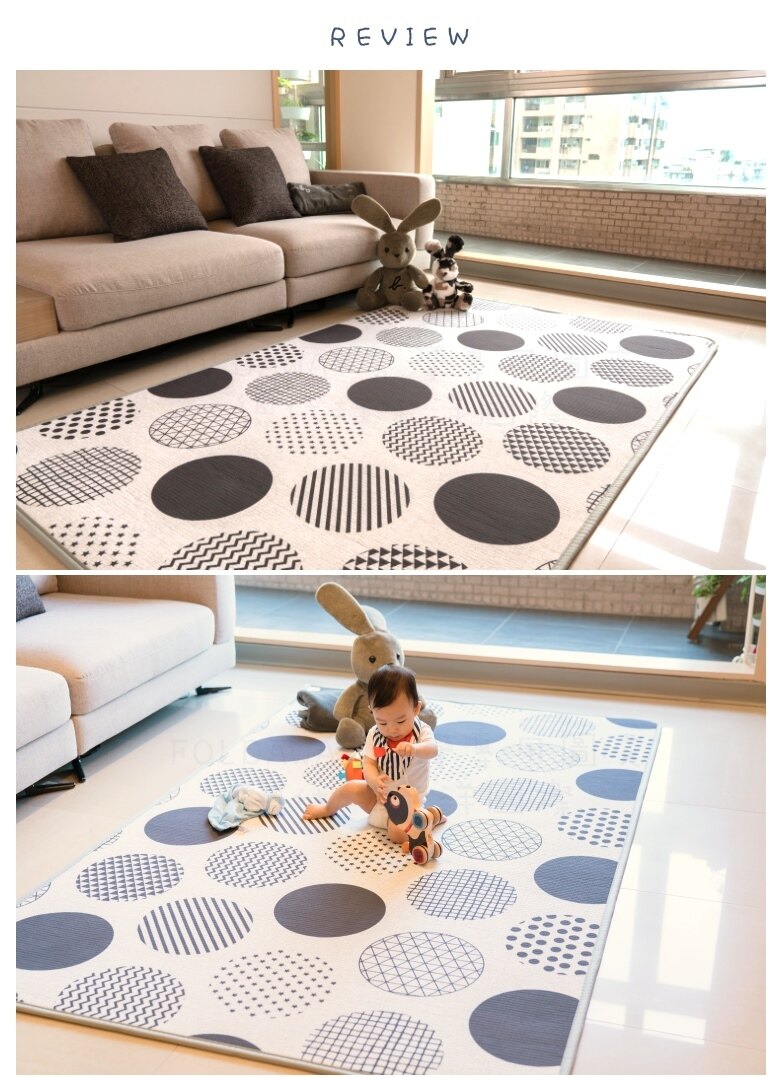 韓國 Foldaway - SKIN爬行墊-小-Big Dot 活潑圓點 (200x140cm)