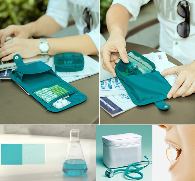 M Square - 旅行隨身藥盒急救包-十字紅